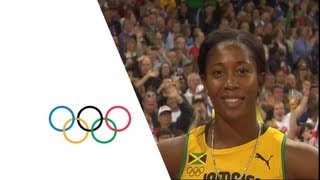 Womens 100m Final  London 2012 Olympics [upl. by Yraillih398]