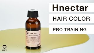 Oway Hnectar Hair Color Training  PPDFree  AmmoniaFree  Vegan [upl. by Shirah]