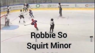 Robbie So Hockey Highlights Age 9 CCM Selects in Bled Slovenia [upl. by Mclaughlin]