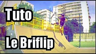 Comment faire un Briflip 180  trotinette freestyle  TutoFR 8 [upl. by Naesyar602]