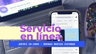 GLORIA EN LUGAR DE CENIZA Claudio Benavides Buenas Nuevas Servicio en Línea [upl. by Nesahc463]