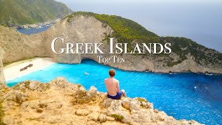 Top 10 Greek Islands To Visit  Greece Travel Guide [upl. by Notirb]