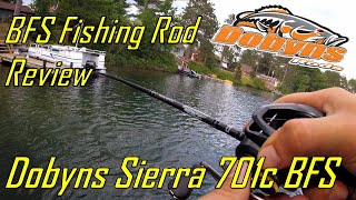 Dobyns BFS Rod  Sierra Series SUF 701c Review BFS Fishing [upl. by Anelim65]