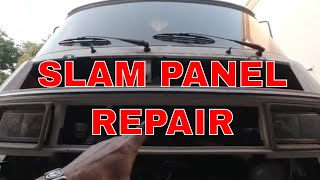 Hymer Fiat Ducato Talbot Express RUSTY Slam Panel Easy Replacement [upl. by Dobson693]