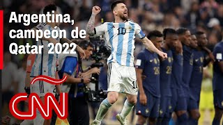 Argentina es campeón del mundo en Qatar 2022 [upl. by Colville272]