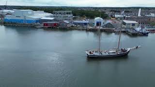 William ll sailing Ship Blyth Northumberland uk [upl. by Riorsson]