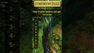 Synonym Quiz generalknowledgequestions doyouknow quizchallenge quizquestions quizoftheday dyk [upl. by Yllehs]