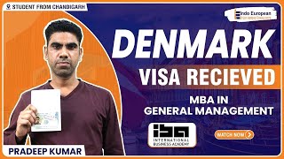 From Dreams to Destinations Pradeep Kumar Visa Success For Denmark indoeuropean [upl. by Lamak378]