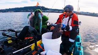 What Rod and Reel I Use To Catch Rockfish Another Great Day of Ocean Kayak Fishing [upl. by Eissak]