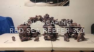 Aquascaping RedSea Reefer 350 [upl. by Doownil]