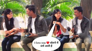 Beautiful girl Flirting Prank  Impressing girl prank India  Hasnain prank [upl. by Gnoy]