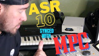 Sync your ASR 10 with the MPC 2000 XL like Kanye West [upl. by Adamina]