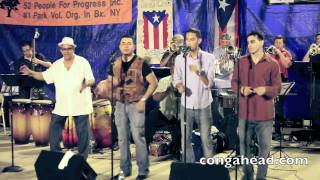 Eddie Montalvo leads his band through exciting charts at Teatro Miranda in the South Bronx [upl. by Ruvolo]