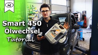 Smart 08 450 Öl wechseln  Smart oil change  VitjaWolf  Tutorial  HD [upl. by Elrebma]