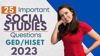 GED  HiSET Social Studies 2023  Pass the Test [upl. by Aremus357]