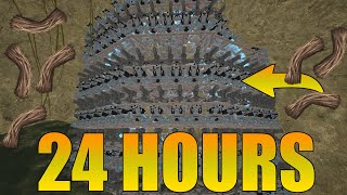 SOLO Spending 24 Hours on a FiberCraft Server Claimed Aberration Rathole  Ark PvP [upl. by Oijres]