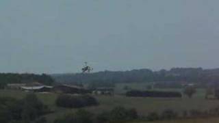 Gyrocopter GyroTec DF02  Short Demo Flight [upl. by Dnomyar]