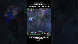 INVOKER Skill Bait  Refresher dota2 invoker highlights [upl. by Eneleoj]