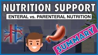 Enteral vs Parenteral Nutrition SUMMARY [upl. by Krystin78]