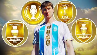 HICE una CAMISETA de ARGENTINA NIVEL DIOS  4 parches de campeón [upl. by Bradway]