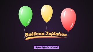 Balloon inflation in After Effects [upl. by Naicad228]