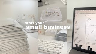 how to start a SUCCESSFUL small business in 2024 🌷📦 the ULTIMATE guide advice everything i learned [upl. by Brietta]