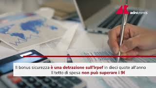 Bonus sicurezza 2023 in arrivo detrazioni del 50 [upl. by Missie]