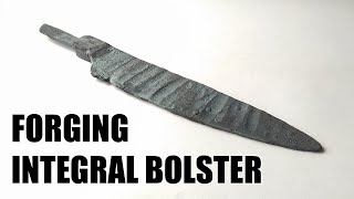 Ive tried to forge integral bolster cleaver [upl. by Tigdirb]