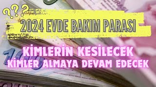 Kimler Evde Bakım Maaşı Alabilecek Kimlerin Kesilecek YENİ HANE GELİR KRİTERİ BELLİ OLDU [upl. by Toffic]