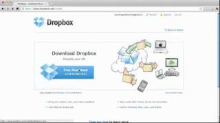 Dropbox Tutorial [upl. by Melentha]