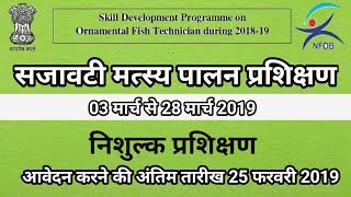 Ornamental Fish Farming Training 2019 ।। सजावटी मछली पालन प्रशिक्षण 2019 [upl. by Reinar]