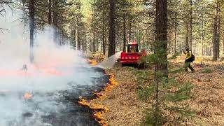 Prescribed burn Nor Cal containment [upl. by Ttereve]