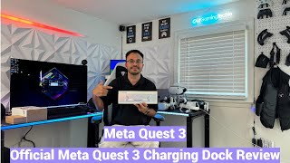 Meta  Oculus Quest 3 Official Charging Dock Accessory Review  Premium Material Feel [upl. by Nathalia472]