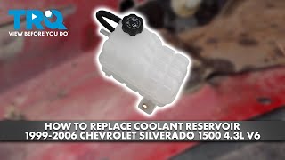 How to Replace Coolant Reservoir 19992006 Chevrolet Silverado 1500 43L V6 [upl. by Saeger]