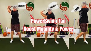 PowerSwing Fan Training Aid Boost Your Mobility and Power for Better Golf Performance [upl. by Stearns]