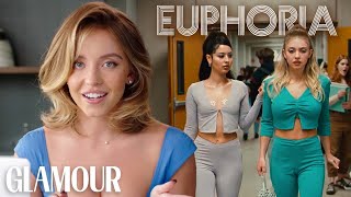 Sydney Sweeney Breaks Down Her Best Looks from quotEuphoriaquot to quotAnyone But Youquot  Glamour [upl. by Notsyrb]