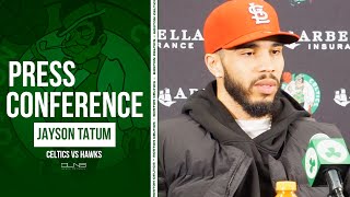 Jayson Tatum REACTS to Celtics Trading Lamar Stevens for Xavier Tillman  Postgame Interview [upl. by Okwu]