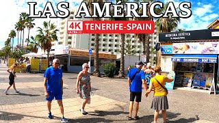 TENERIFE  PLAYA DE LAS AMÉRICAS  Tour of several Places ☀️ 4K Walk ● February 2024 [upl. by Adele661]