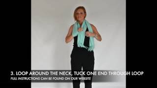 THE FRENCH TWIST  How to Wear a Pashmina [upl. by Sherrie]