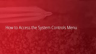 Simrad NSSevo3S  How to Access the System Control Menu [upl. by Aeslehs394]