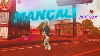 Mangali  Beat Sync  Free Fire Best Edited [upl. by Ahsenav554]