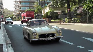 Supercars in Monaco vol108  Carrera GT Huracan STO 300 SL Flaminia Zagato [upl. by Dowski]