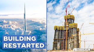 Jeddah Tower  Construction Restarts On Worlds Tallest Skyscraper [upl. by Macrae]