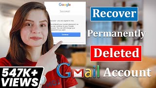 How to Recover a Permanently Deleted Gmail Account 2 Ways for Gmail Account Recovery [upl. by Nairrot]