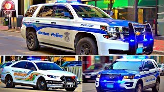 Police Cars Responding Compilation  BEST OF 2017  Lights and Sirens [upl. by Suirtimid867]