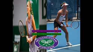 2011 Wimbledon 4R  Petra Kvitova vs Yanina Wickmayer Highlights [upl. by Goran]