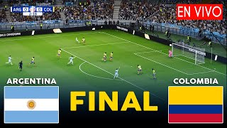 🔴EN VIVO ARGENTINA vs COLOMBIA  FINAL  COPA AMÉRICA 2024  PARTIDO EN VIVO HOY JUEGO PES REALISTA [upl. by Aramot665]