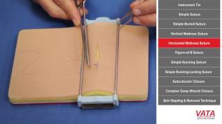 Suture Techniques Course Video [upl. by Rihaz652]