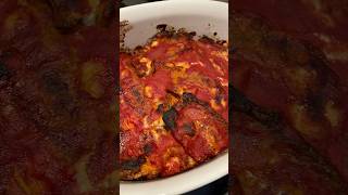 Parmigiana di melanzane 🍆 food parmigiana pomodoro [upl. by Weasner]