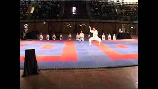 Frank Brandon Shihan son of Peter Brandon Hanshi performing kata Genkaku [upl. by Alrak]